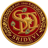 Sridevi Embroidery Works — embroidered roundel logo, established 1949